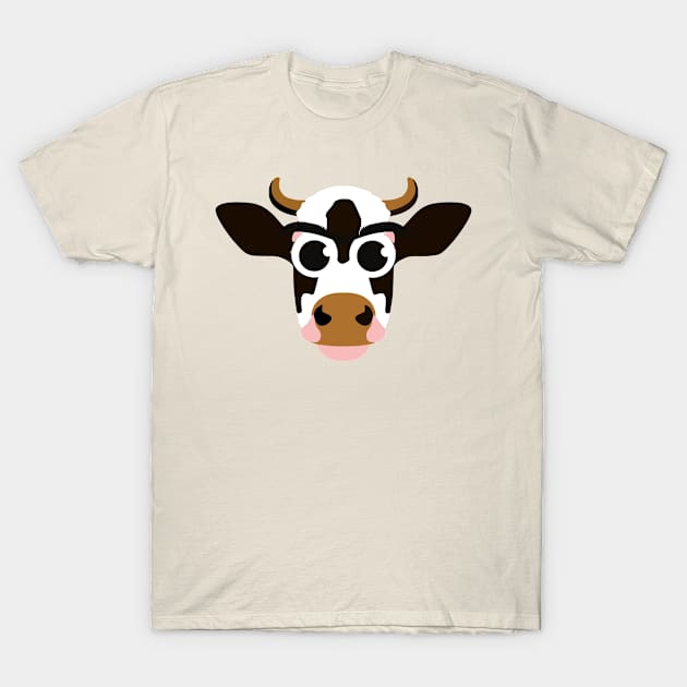 Cow With Daisy Magnets stickers T-Shirt by Pop-clothes